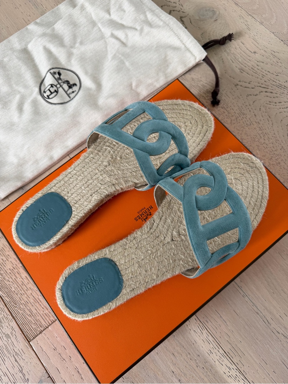 Hermes famosa espadrille sandal